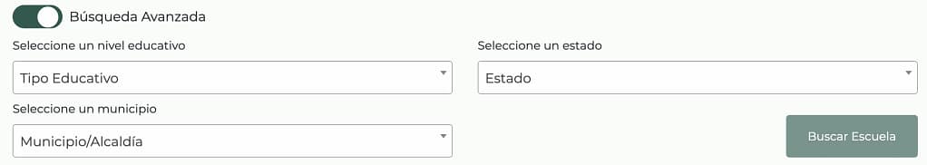 Buscador de Escuelas Benito Juárez