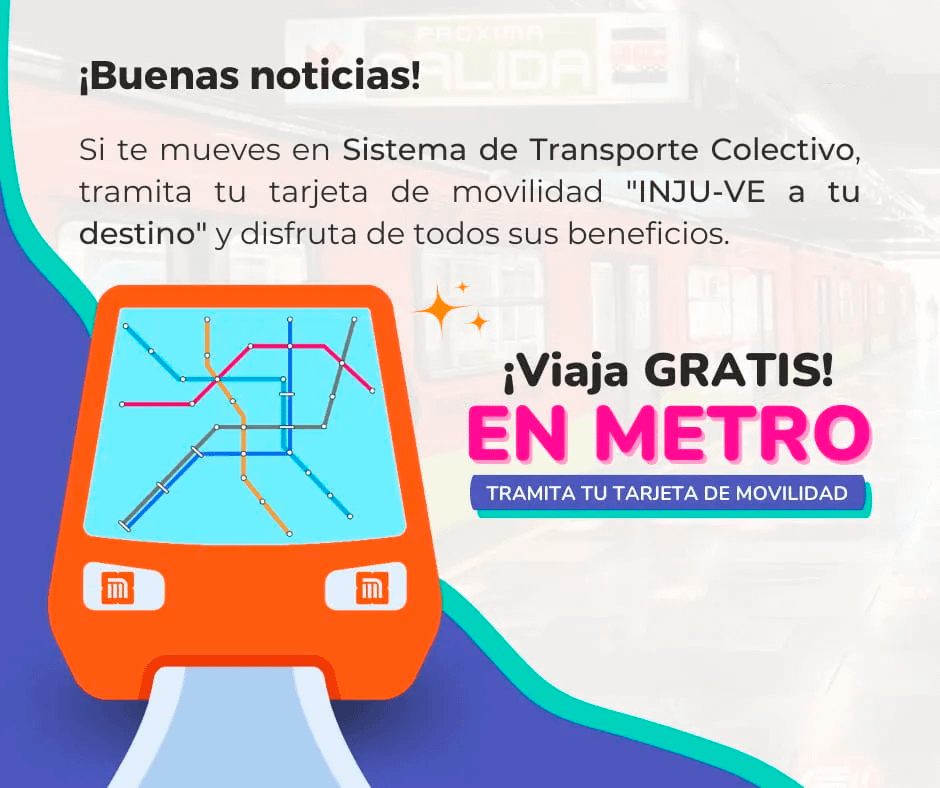 Tarjeta del metro INJUVE 2024
